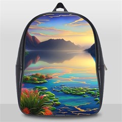 Exquisite Sunset School Bag (large) by GardenOfOphir