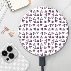 Happy Hound Funny Cute Gog Pattern Wireless Fast Charger(white) by dflcprintsclothing