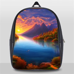 Immaculate Sunset School Bag (large) by GardenOfOphir