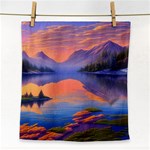 Loveliest Sunset Face Towel Front