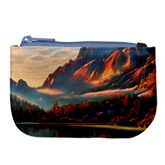 Opulent Sunset Large Coin Purse by GardenOfOphir