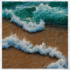 Abstract Waves Summertime On The Sea Canvas 12  X 12  by GardenOfOphir