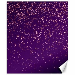 Purple Glittery Backdrop Scrapbooking Sparkle Canvas 20  X 24  by Ravend