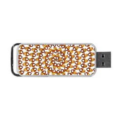 Owl Animal Bird Nature Feather Eyes Plumage Portable Usb Flash (two Sides) by Ravend