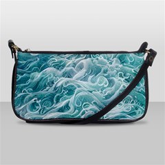 Nature Ocean Waves Shoulder Clutch Bag by GardenOfOphir