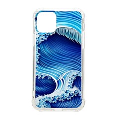 Watercolor Wave Iphone 11 Pro 5 8 Inch Tpu Uv Print Case by GardenOfOphir