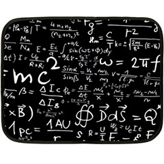 E=mc2 Text Science Albert Einstein Formula Mathematics Physics Fleece Blanket (mini) by Jancukart