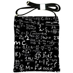 E=mc2 Text Science Albert Einstein Formula Mathematics Physics Shoulder Sling Bag by Jancukart