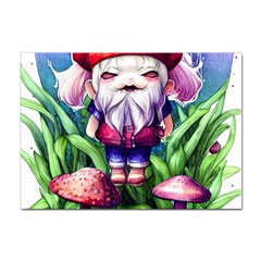 Liberty Cap Mushroom Art Sticker A4 (10 Pack) by GardenOfOphir