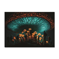 Mushroom Giant Explore 3d Sticker A4 (100 Pack) by Ravend