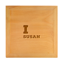 I Love Susan Wood Photo Frame Cube by ilovewhateva