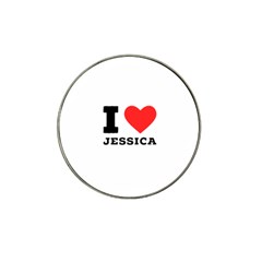 I Love Jessica Hat Clip Ball Marker (10 Pack) by ilovewhateva