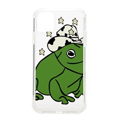 Frog With A Cowboy Hat Iphone 11 Tpu Uv Print Case by Teevova