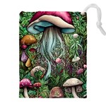 Craft Mushroom Drawstring Pouch (5XL) Front