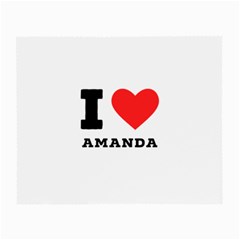 I Love Amanda Small Glasses Cloth by ilovewhateva