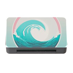 Tidal Wave Ocean Sea Tsunami Wave Minimalist Memory Card Reader With Cf by Pakemis