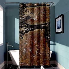 Rustic Charm Abstract Print Shower Curtain 36  X 72  (stall)  by dflcprintsclothing