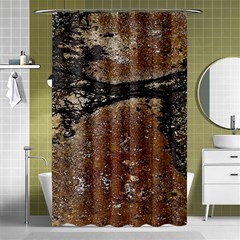 Rustic Charm Abstract Print Shower Curtain 48  X 72  (small)  by dflcprintsclothing