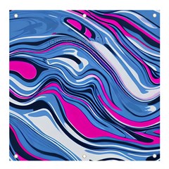 Fluid Art Pattern Banner And Sign 4  X 4  by GardenOfOphir