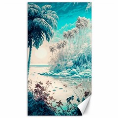 Tropical Winter Tropical Winter Landscape Canvas 40  X 72  by Pakemis