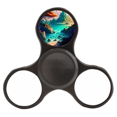 Tropical Paradise Beach Ocean Shore Sea Fantasy Finger Spinner by Pakemis