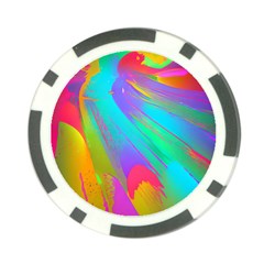 Curvy Contemporary - Flow - Modern - Contemporary Art - Beautiful Poker Chip Card Guard by GardenOfOphir