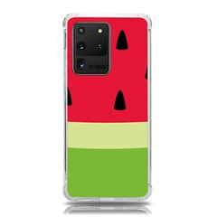 Watermelon Fruit Food Healthy Vitamins Nutrition Samsung Galaxy S20 Ultra 6 9 Inch Tpu Uv Case by Wegoenart