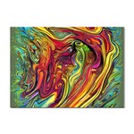 Liquid Art Pattern - Abstract Art Sticker A4 (10 pack) Front