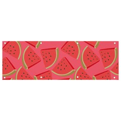 Watermelon Background Watermelon Wallpaper Banner And Sign 9  X 3  by Wegoenart