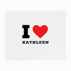 I Love Kathleen Small Glasses Cloth by ilovewhateva