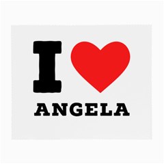 I Love Angela  Small Glasses Cloth by ilovewhateva