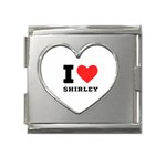 I love shirley Mega Link Heart Italian Charm (18mm) Front