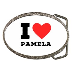 I Love Pamela Belt Buckles by ilovewhateva