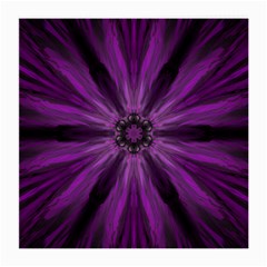 Pattern Purple Symmetry Dark Medium Glasses Cloth by Jancukart