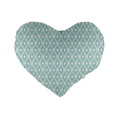 Pattern 12 Standard 16  Premium Flano Heart Shape Cushions by GardenOfOphir