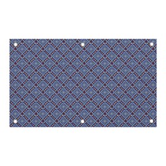 Blue Diamonds Banner And Sign 5  X 3  by Sparkle