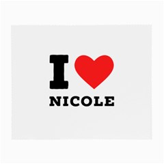 I Love Nicole Small Glasses Cloth by ilovewhateva