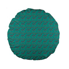 Flowers Standard 15  Premium Round Cushions by Sparkle