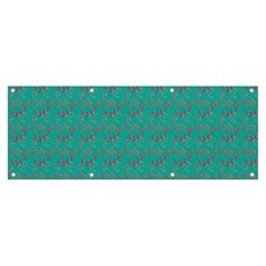 Flowers Banner And Sign 8  X 3  by Sparkle