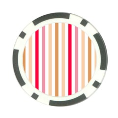 Stripe Pattern Poker Chip Card Guard by GardenOfOphir