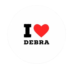 I Love Debra Mini Round Pill Box by ilovewhateva