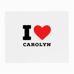 I Love Carolyn Small Glasses Cloth by ilovewhateva