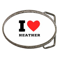 I Love Heather Belt Buckles by ilovewhateva