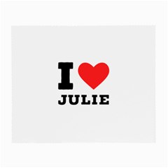 I Love Julie Small Glasses Cloth by ilovewhateva