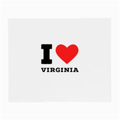 I Love Virginia Small Glasses Cloth by ilovewhateva