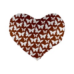 Pattern 339 Standard 16  Premium Flano Heart Shape Cushions by GardenOfOphir