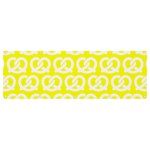 Yellow Pretzel Illustrations Pattern Banner and Sign 12  x 4  Front