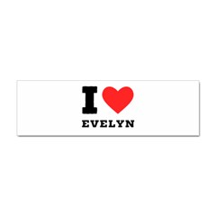 I Love Evelyn Sticker Bumper (10 Pack) by ilovewhateva