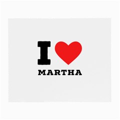 I Love Martha Small Glasses Cloth by ilovewhateva