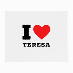 I Love Teresa Small Glasses Cloth by ilovewhateva